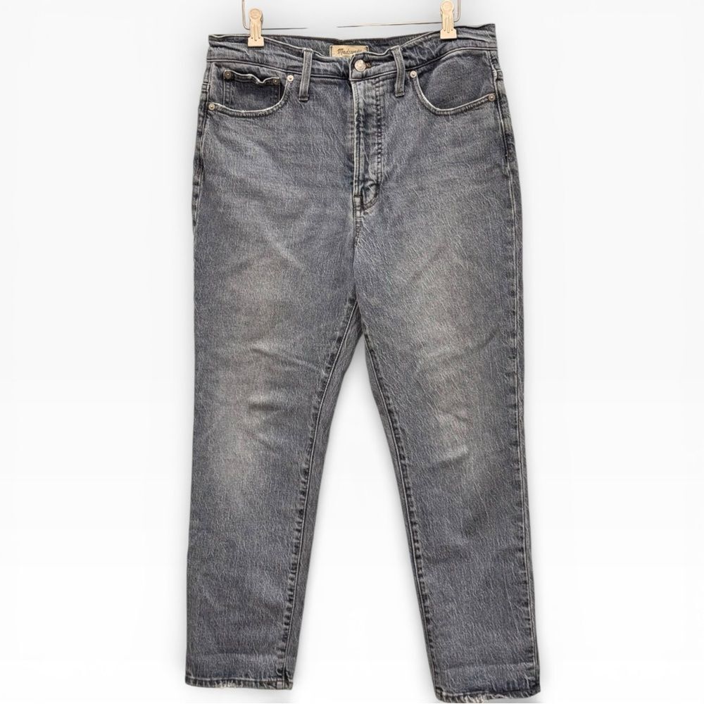 Madewell Perfect Vintage Jeans Womens 30 High Rise Straight Leg Light Wash Denim